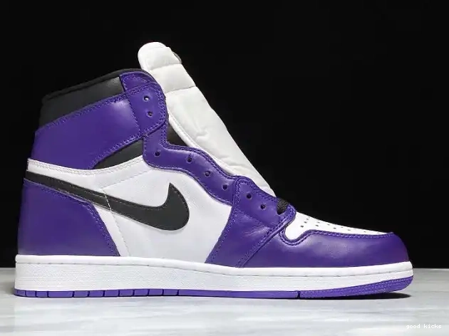 Rep Jordan 1 Court High Air Purple 555088-500 OG 0325